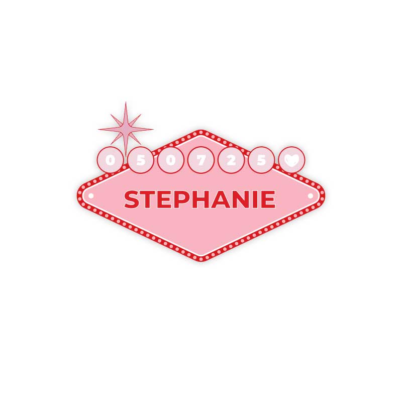 Retro Vegas Tag