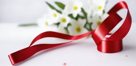 Wine Red - Satin Ribbon