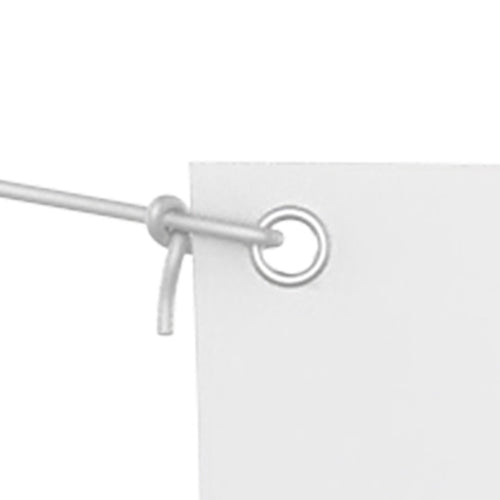 Eyelet for fabric signs