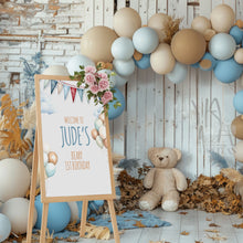 Teddy Bear Bunting - Birthday Welcome Sign