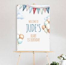 Teddy Bear Bunting - Birthday Welcome Sign