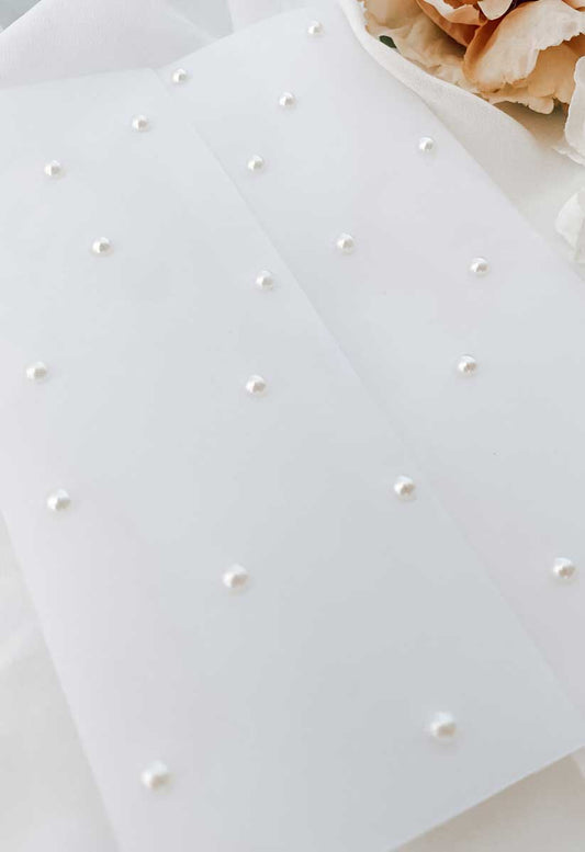 Pearls - Vellum Wrap Jacket