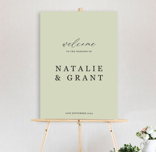 Natalie - Welcome Sign