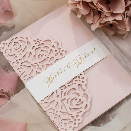 Roses Gates Pink - Laser-cut - DIY Set