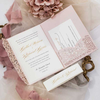Roses Gates Pink - Laser-cut - DIY Set