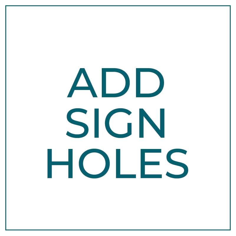 Sign Holes