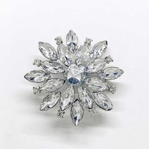 Brooch - Diamante - Snowflake