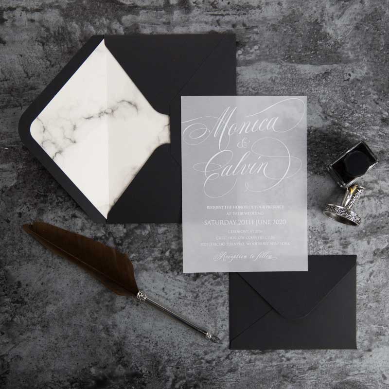 Monica - Vellum UV Print