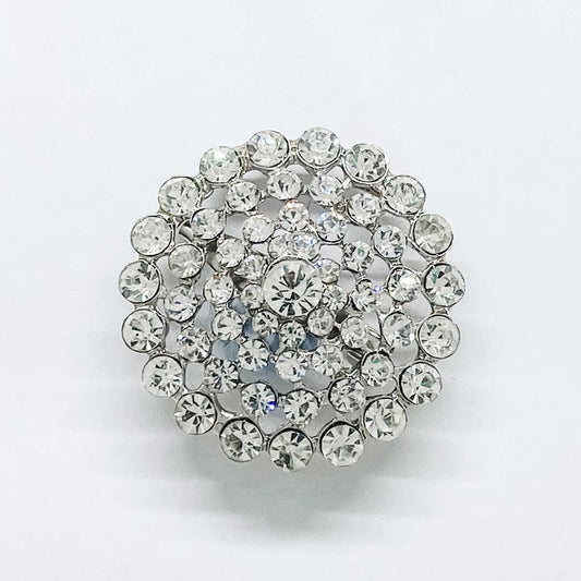 Brooch - Diamante - Circle