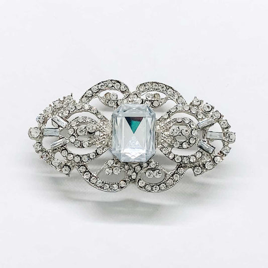 Brooch - Diamante - Scallop front