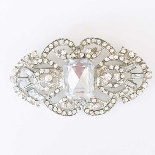 Brooch - Diamante - Scallop 
