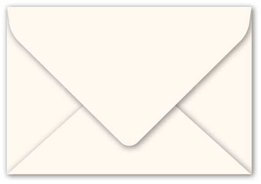 envelope crane lettra pearl white