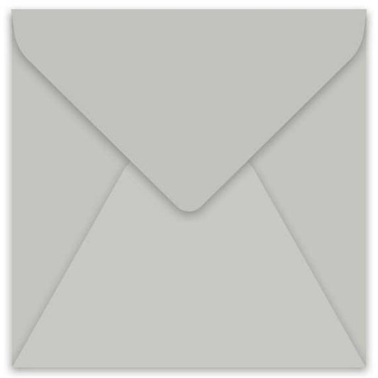 curious metallic galvanized grey square envelope