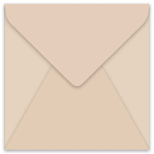 curious metallic nude envelope square