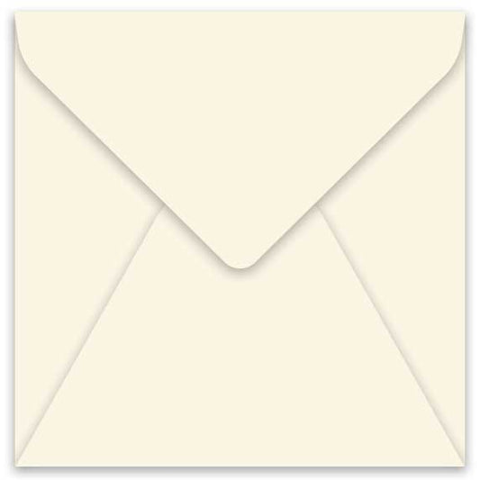 curious metallic white gold square envelopes