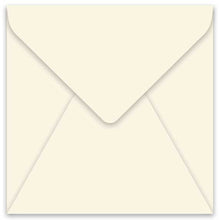curious metallic white gold square envelopes