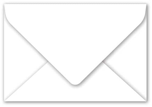 curious metallic cyrogen white envelope