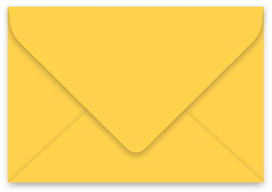 gmund envelope lemon yellow