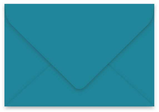 gmund envelope turqouise blue