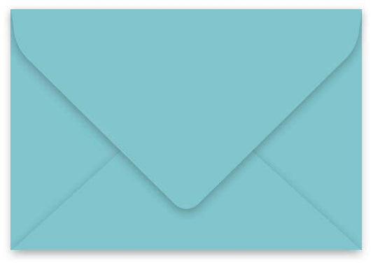 woodland aqua envelope