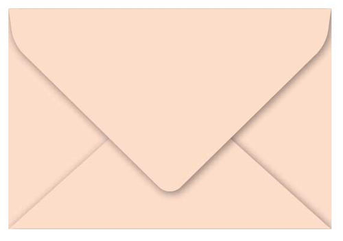 envelope woodland soft peach