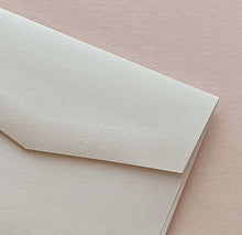 diy invitation paper coco linen grey wash closeup
