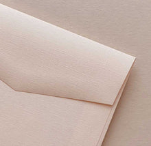 envelopes coco linen petite pink texture closeup