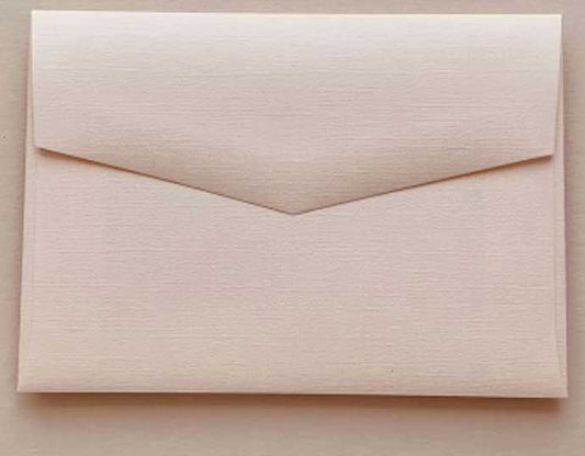 envelopes coco linen petite pink texture
