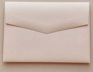envelopes coco linen petite pink texture