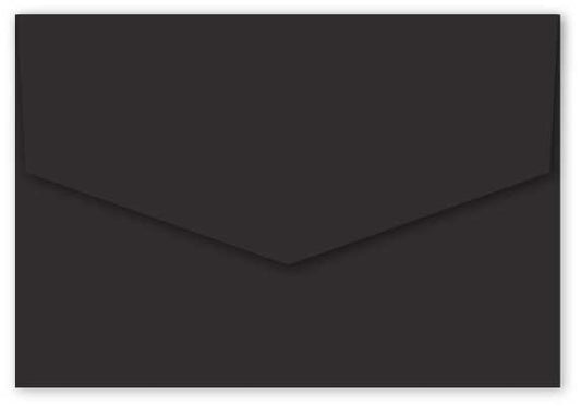 envelopes glamour puss cocktail hour metallic black