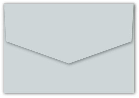 envelopes glamour puss princess silver metallic