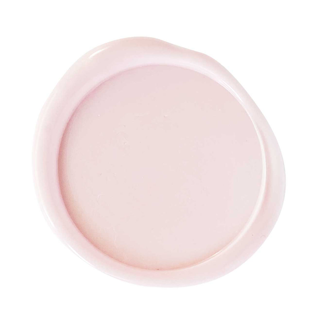 soft pink wax seal