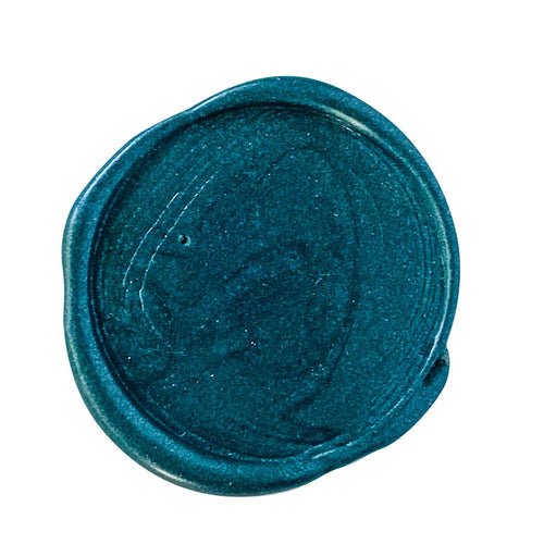 sapphire blue pearl wax seal