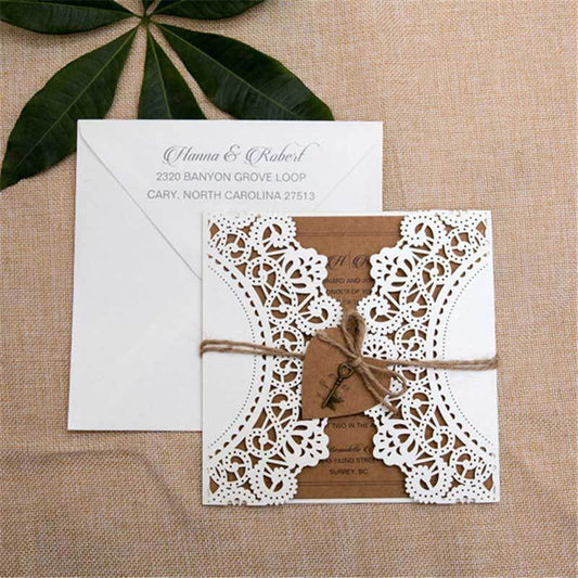 Doily Gates' - Laser-cut Gate Fold