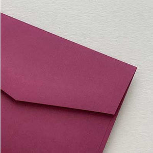 diy invitation paper bloom plum closeup