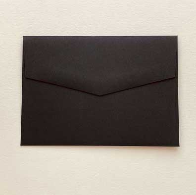 envelope bloom ebony black