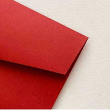 envelopes eco grande rouge red closeup