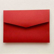 envelopes eco grande rouge red