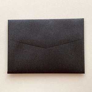 envelopes glamour puss cocktail hour metallic black