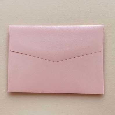 envelopes glamour puss fairy metallic pink