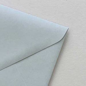 envelope gmund chalk grey closeup