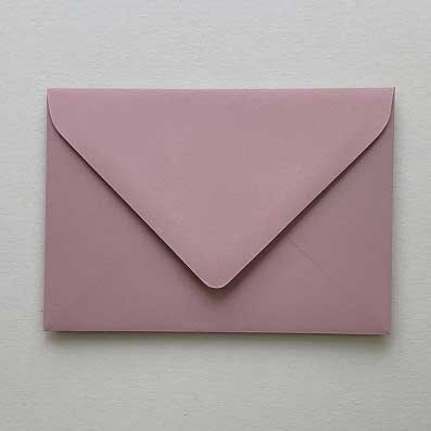 envelope heirloom wild rose pink