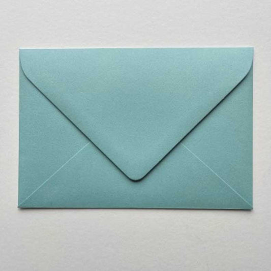 woodland aqua envelope