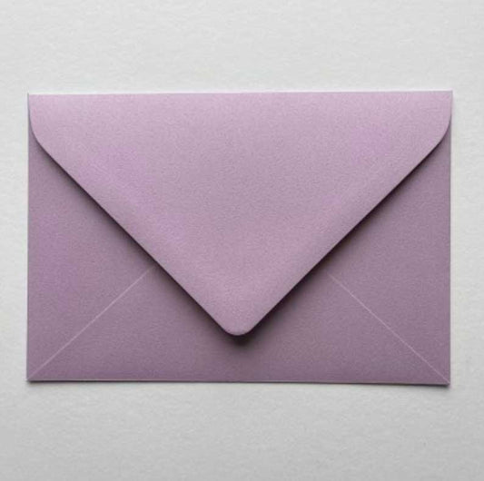 woodland mauve envelope