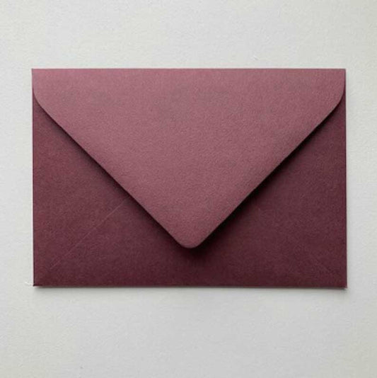 envelope woodland oxblood
