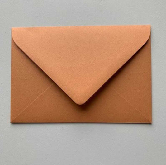 envelope woodland terracotta