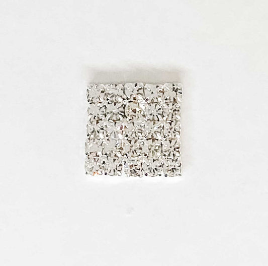 large square diamante cluster