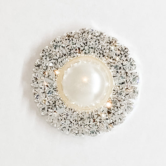 diamante ivory pearl cluster