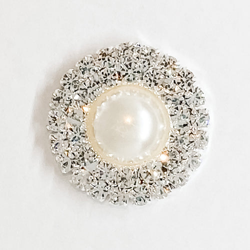 diamante ivory pearl cluster