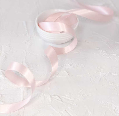 satin ribbon light pink